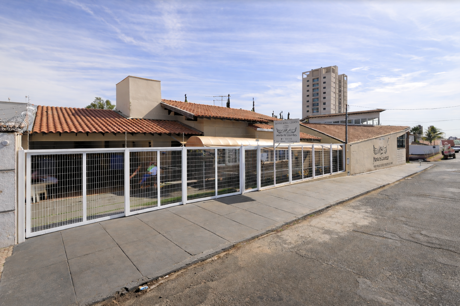 Estrutura externa do hotel